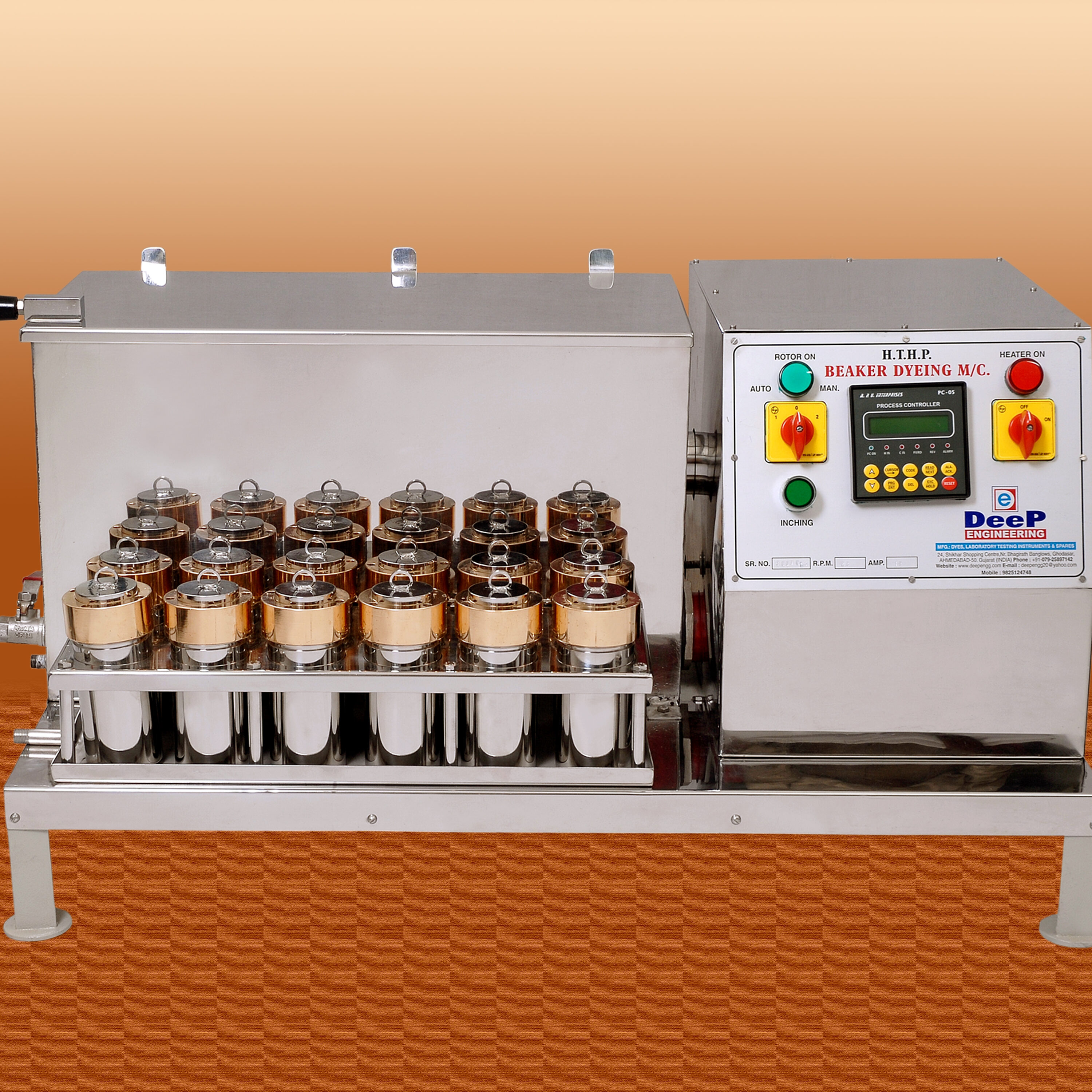 HTHP Beaker Dyeing Machine India